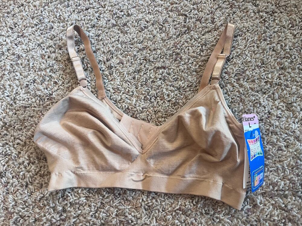 BRAND NEW Women’s Tan Ultra Soft Bralette Size Large